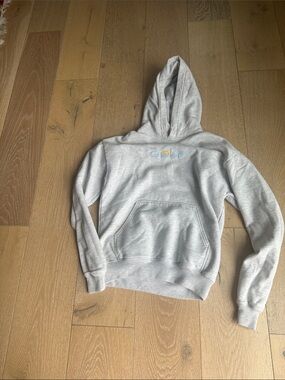 GOLF Light Gray Pullover Hoodie with Kangaroo Pocket